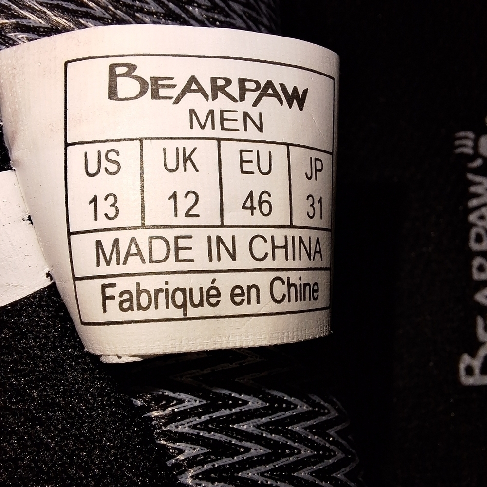 A pair of BearPaw grey hiking boots in a men's size 13. They're new without box. - Picture 11 of 12
